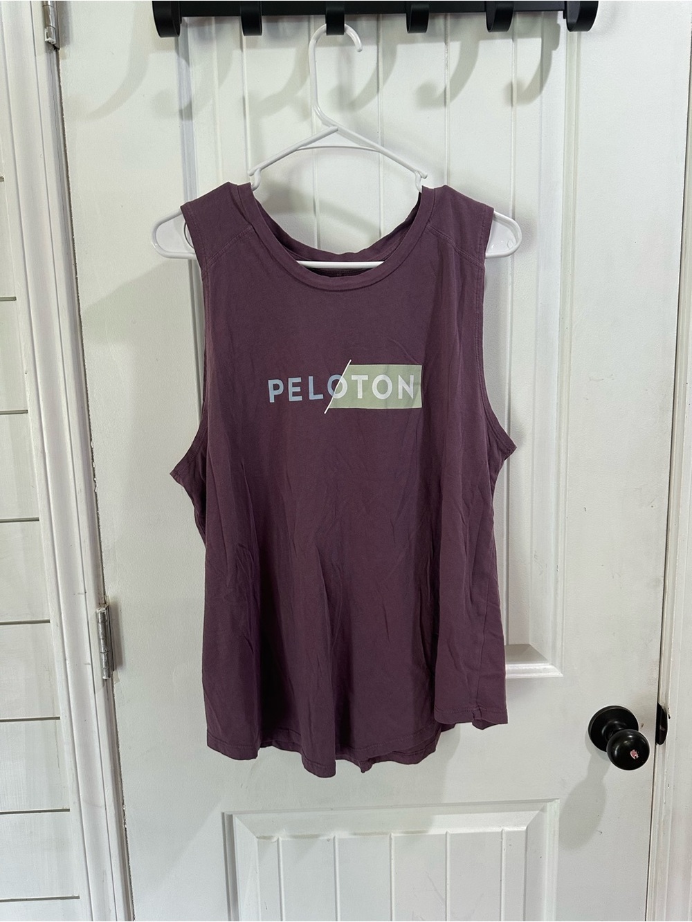 Peloton Purple Sleeveless Muscle Tank